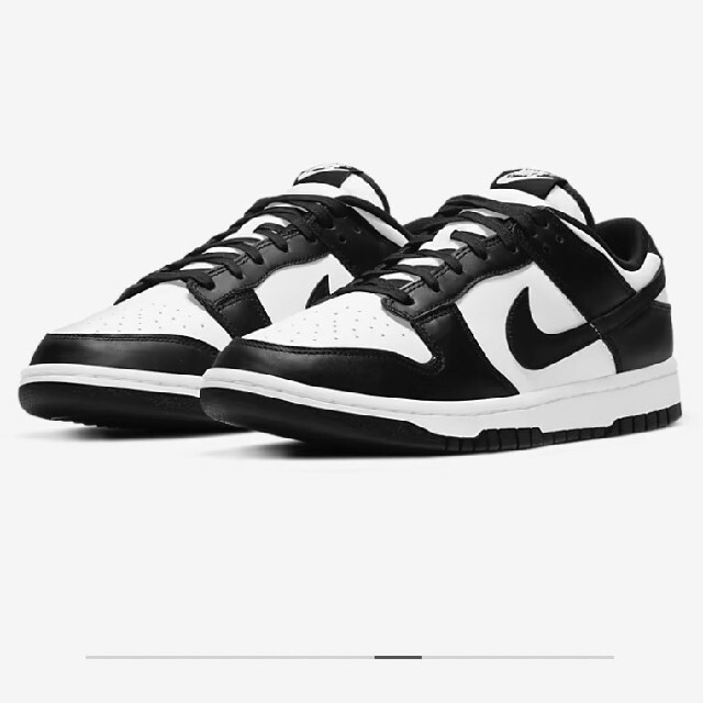 nike dunk low retro black white 26.5 ダンク