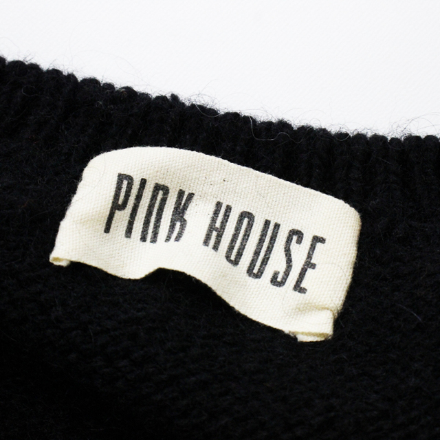 PINK HOUSE - PINK HOUSE ピンクハウス ウール100% フラワーモチーフ PINK HOUSE - PINK HOUSE ピンクハウス ウール100% フラワーモチーフ