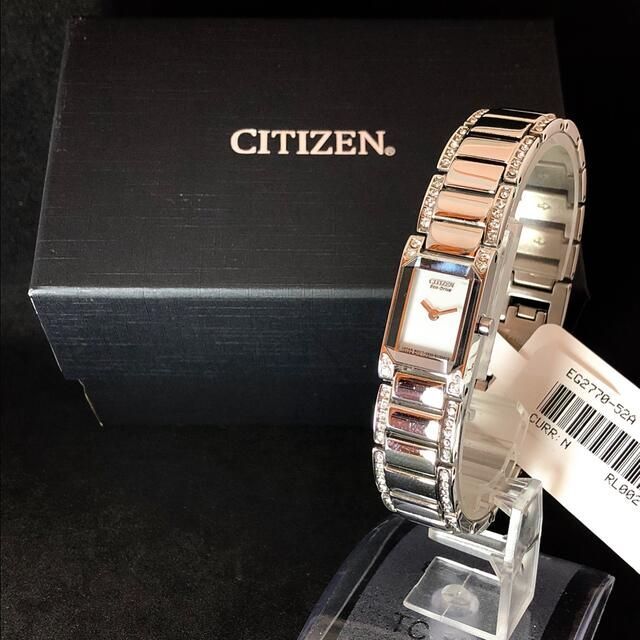 【CITIZEN】展示品特価/シチズン/レディース腕時計/高級/シルバー色