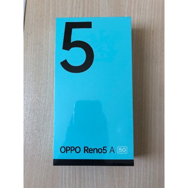 スマートフォン/携帯電話OPPO Reno5 A  アイスブルー　新品未開封