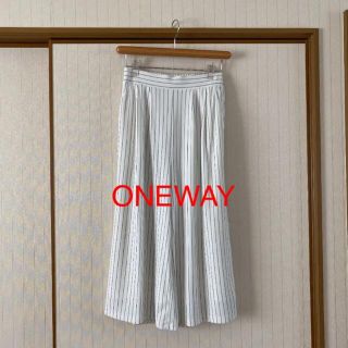 ワンウェイ(one*way)の一回着用❤️ONEWAY ガウチョパンツ(キュロット)