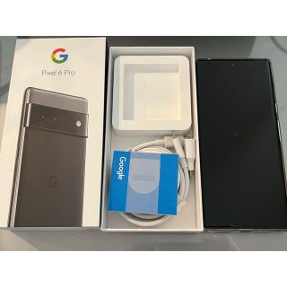 グーグルピクセル(Google Pixel)のGoogle Pixel6pro Stromy Black 256GB(スマートフォン本体)