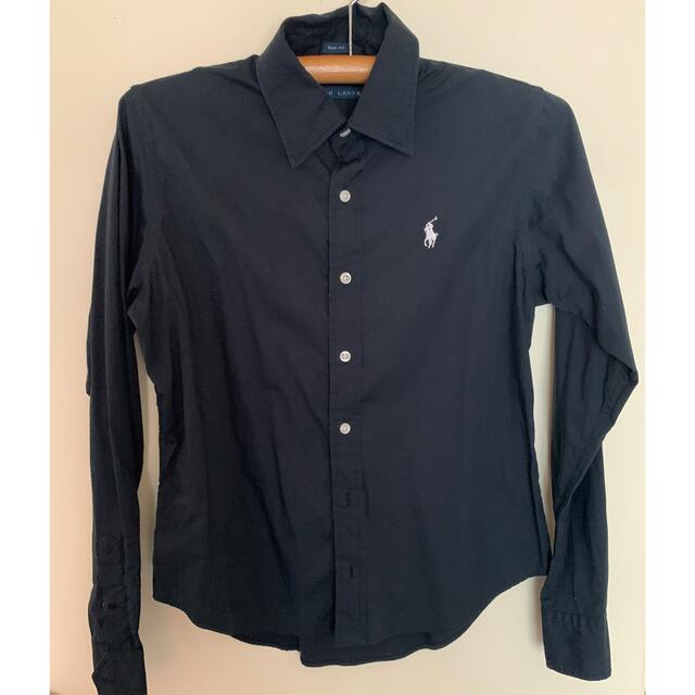 Ralph Lauren(ラルフローレン)のラルフローレン　黒シャツ　レディース レディースのトップス(ポロシャツ)の商品写真