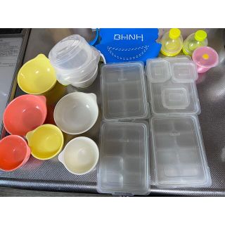 リッチェル(Richell)の離乳食　食器　レンジでおかゆ　リッチェル　セット　まとめて(離乳食調理器具)