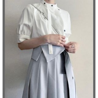 ユナイテッドアローズ(UNITED ARROWS)のユナイテッドトーキョー　ハーフタイショート　ボリュームスリーブブラウス(シャツ/ブラウス(半袖/袖なし))