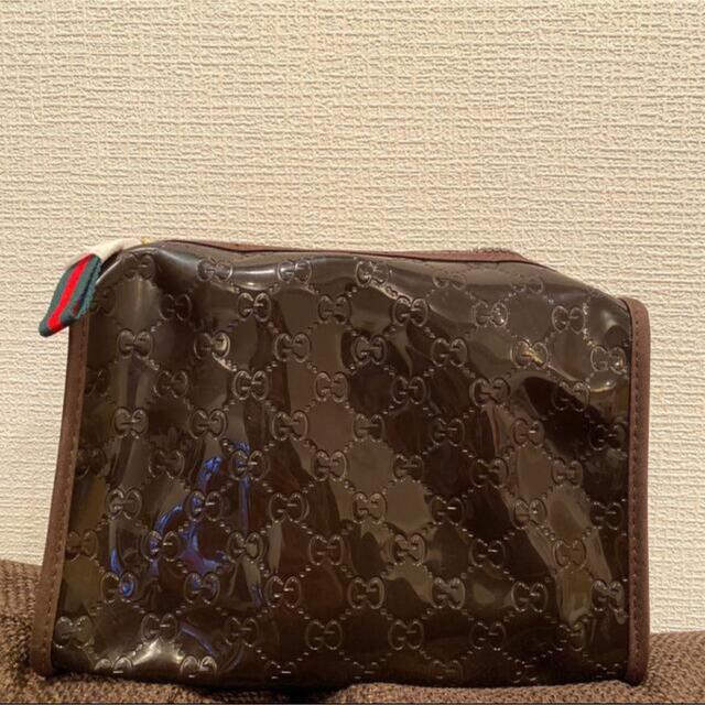 Gucci(グッチ)のGUCCI ポーチ ノベルティ 新品未使用 レディースのファッション小物(ポーチ)の商品写真