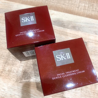エスケーツー(SK-II)のSK-Ⅱ エスケーツー　ジェントルクレンジングクリーム80g×2 廃盤品(クレンジング/メイク落とし)