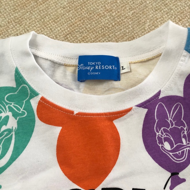 Disney(ディズニー)のディズニーランド　Ｔシャツ　Ｌサイズ レディースのトップス(Tシャツ(半袖/袖なし))の商品写真