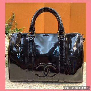 専用 売約済み【希少・正規品】CHANEL シャネル エナメルバック