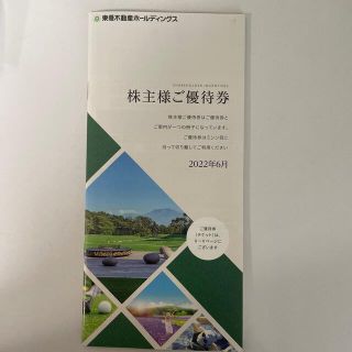 東急不動産 株主優待券 宿泊優待券 3枚 スポーツ施設優待券 2枚 割引券(宿泊券)