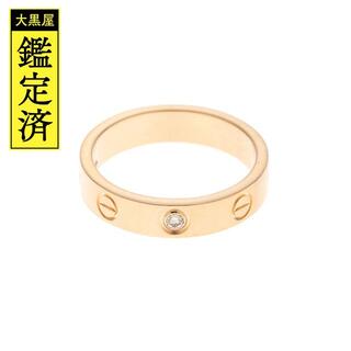 カルティエ(Cartier)のカルティエ　ミニラブリング　イエローゴールド　1Pダイヤ　#50　【430】(リング(指輪))