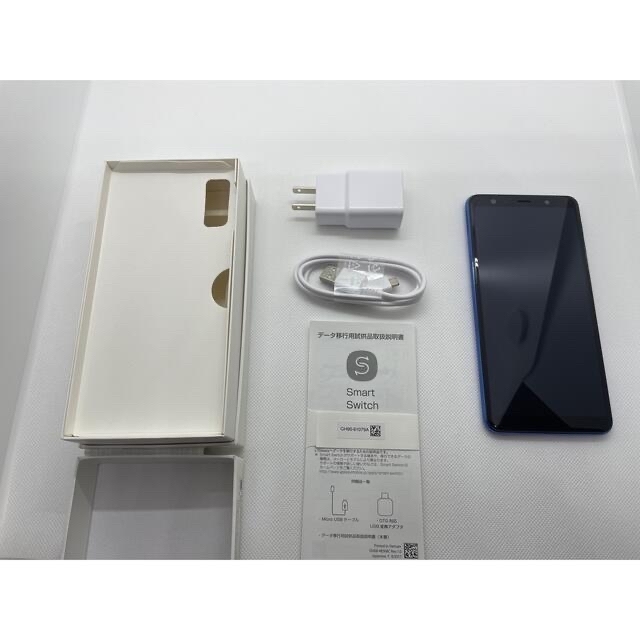 Galaxy機種対応機種SAMSUNG Galaxy A7 ブルー SM-A750C SIMフリー美品！