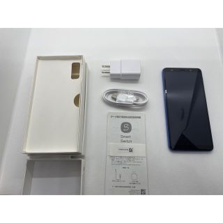 ギャラクシー(Galaxy)のSAMSUNG Galaxy A7 ブルー SM-A750C SIMフリー美品！(スマートフォン本体)