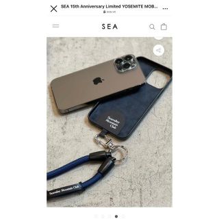 完売SEA sea 15周年YOSEMITE モバイル ストラップ ヨセミテ