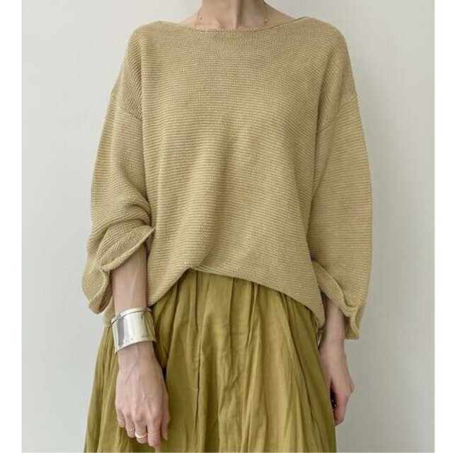 L'Appartement Linen Boat neck Knitトップス