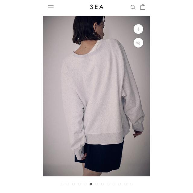 SEA(シー)の完売SEA seaVINTAGE 70’S SWEATSHIRTスウェットシー レディースのトップス(トレーナー/スウェット)の商品写真