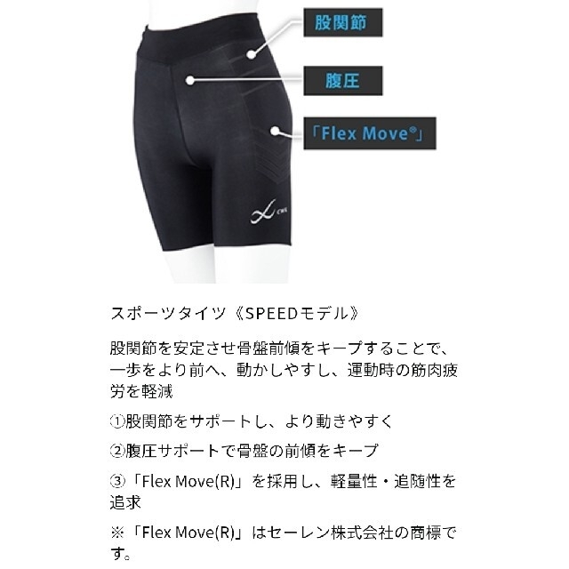 翌日発送可能】 シーダブリューエックス ワコール ハーフ丈 骨盤前傾