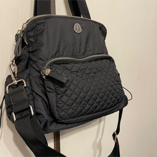 MONCLER - USED MONCLER マザーズバッグ 黒の通販 by 楓's shop