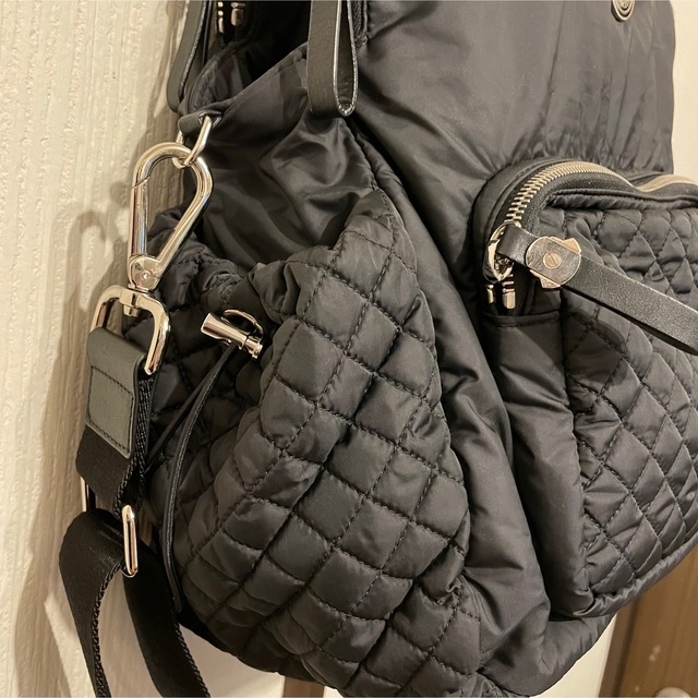 MONCLER - USED MONCLER マザーズバッグ 黒の通販 by 楓's shop ...