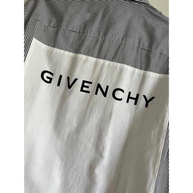 “GIVENCHY ジバンシー　ストライプシャツ”