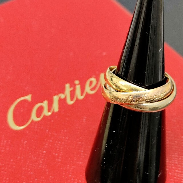 数量は多 Cartier - Cartier カルティエ トリニティリング 50 10号 750