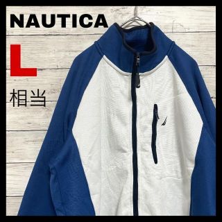 ノーティカ(NAUTICA)のd41 US古着 ノーティカ トラックジャケット ジャージ ブルゾン L相当(ブルゾン)