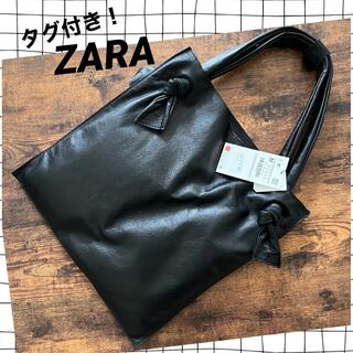 ザラ(ZARA)の新品未使用タグ付ZARA フェイクレザートートバッグ 肩掛け可能 定価5990円(トートバッグ)