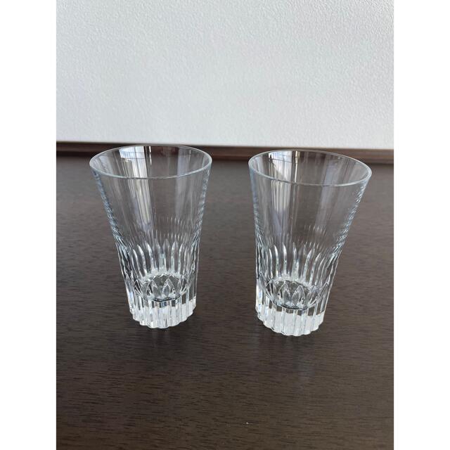 ー新品未使用品 Baccarat ペアグラス ジャパンティアラー