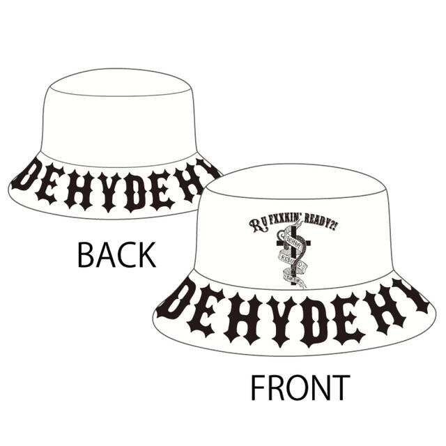 HYDE リバーシブル バケットハット 帽子 グッズ HYDE リバーシブル バケットハット 帽子 グッズ