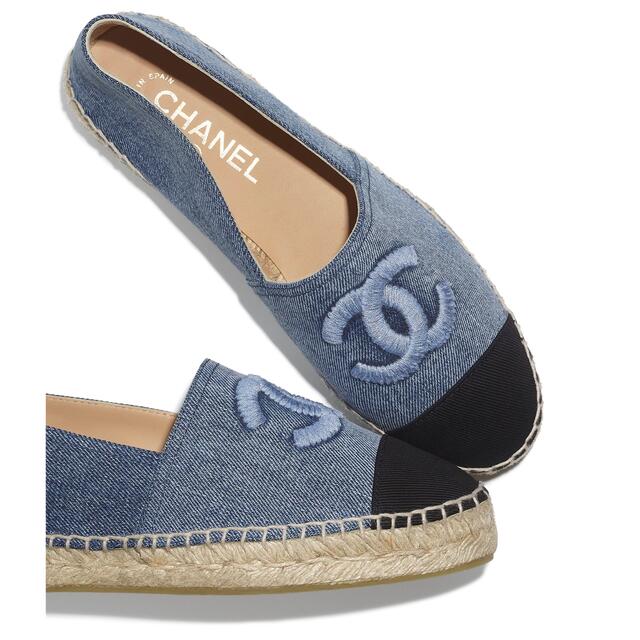 CHANEL シャネル エスパドリーユ デニム 37 www.hospitalitymatches.com