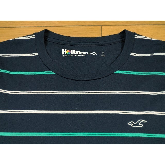 Hollister(ホリスター)の極美品  ホリスター Tシャツ メンズ  ボーダー S メンズのトップス(Tシャツ/カットソー(半袖/袖なし))の商品写真