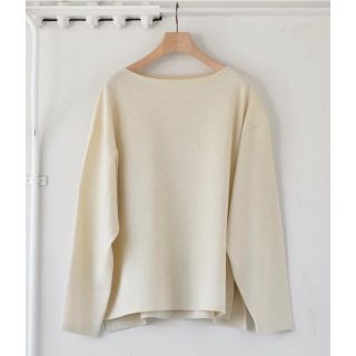 コモリ(COMOLI)の【yone様専用】COMOLI ウール和紙　ボートネック　22SS エクリュ(Tシャツ/カットソー(七分/長袖))