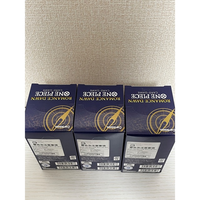 ワンピース　3BOX 新品 未開封　ROMANCE DAWN 5