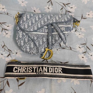 クリスチャンディオール(Christian Dior)の匿名配送🌼 ディオール 新品同様 刺繍 サドルバッグ(バッグ)