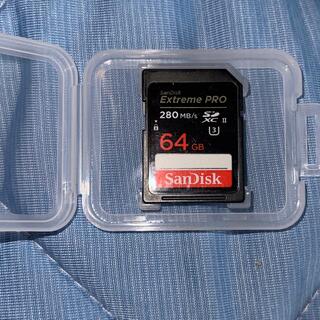 サンディスク(SanDisk)のサンディスクExtreme PRO SDXC UHSⅡ 64GB(その他)