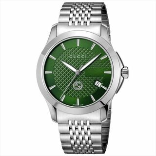 グッチ(Gucci)のグッチ GUCCI 腕時計 メンズ Gタイムレス YA1264108 グリーン(腕時計(アナログ))