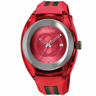 グッチ(Gucci)のグッチ GUCCI 腕時計 GUCCI SYNC YA137103A レッド(腕時計(デジタル))