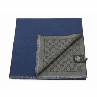 グッチ(Gucci)のグッチ GUCCI マフラー LONAR ブルー 402093-4G200(マフラー/ショール)