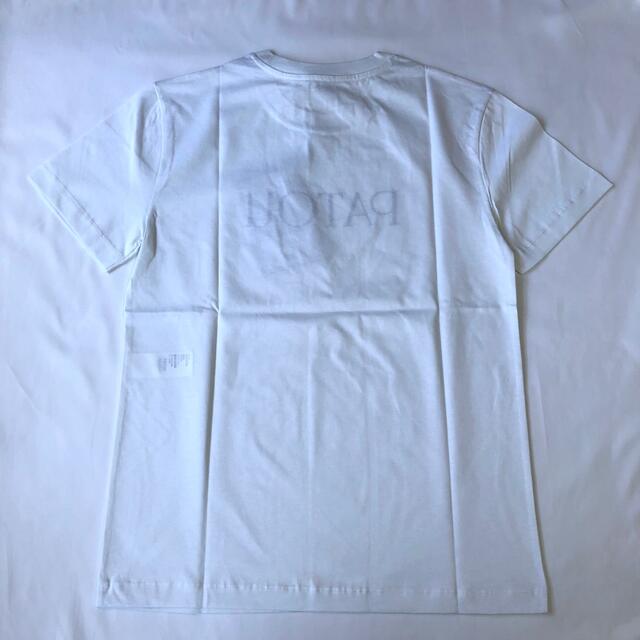 新品未着用 白S PATOU オーガニックコットン パトゥロゴTシャツ 3