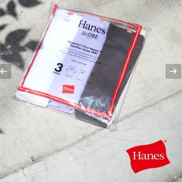 新品【Hanes / ヘインズ】SLOBE別注 3PパックTシャツ