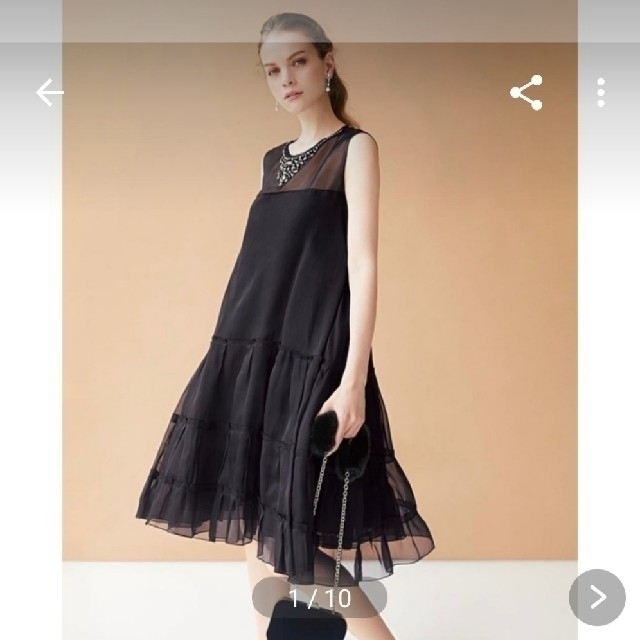 はこぽす対応商品】 FOXEY - 定価313200円 フォクシー シルクドレス