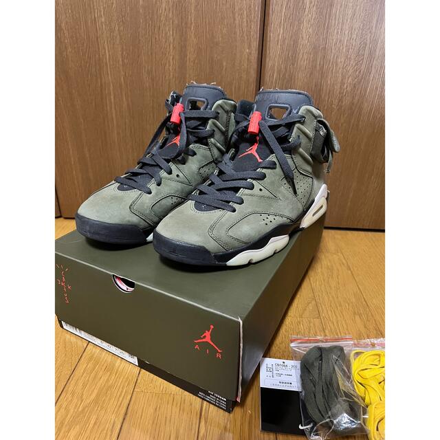 【美品】Nike AIRJORDAN6  travis scott 26.5cm