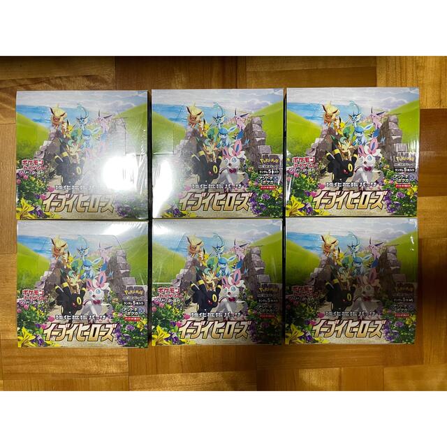 値段が激安 ポケモン - イーブイヒーローズ未開封6ボックスシュリンク