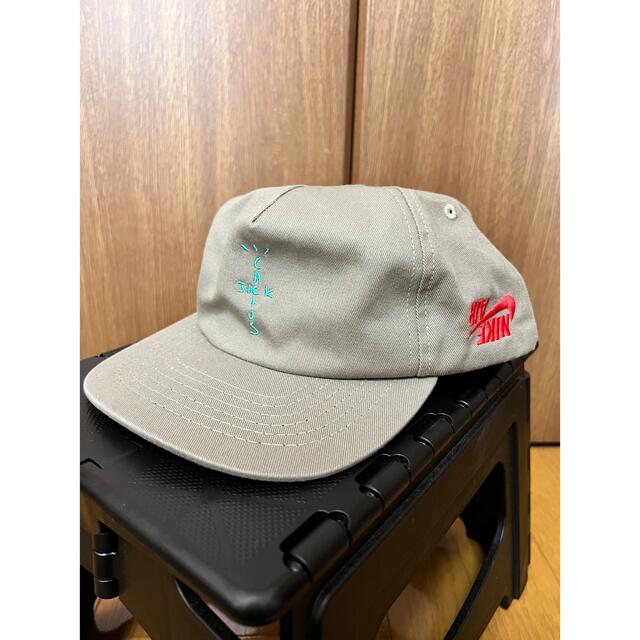 ナイキ逆スウッシュカラー【美品】travis scott cap Nike スウッシュ