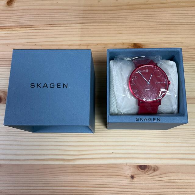 【新品】SKAGEN AAREN SKW6512(レッド)　41mm