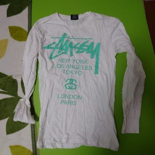 ステューシー(STUSSY)のお客様専用 stussy長袖シャツ グリーン＆ピンク(Tシャツ/カットソー(七分/長袖))