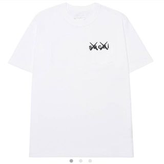 サカイ(sacai)のsacai KAWS Embroidery T-Shirt "White 4(Tシャツ/カットソー(半袖/袖なし))