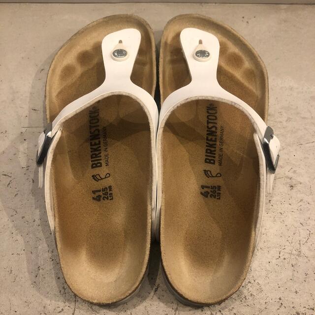 BIRKENSTOCK(ビルケンシュトック)のビルケンシュトック　ギゼ　ホワイト メンズの靴/シューズ(サンダル)の商品写真