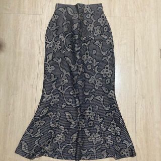 トゥデイフル(TODAYFUL)のtodayfulのJacquard Leaf Pencilskirt (ロングスカート)