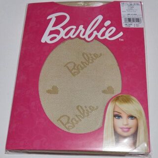 バービー(Barbie)の新品　Barbie メッシュロゴ総柄(タイツ/ストッキング)